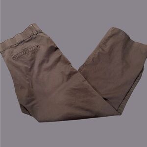 Lee Platinum Label no-gap waistband women’s size 14 petite Dark Brown Chinos